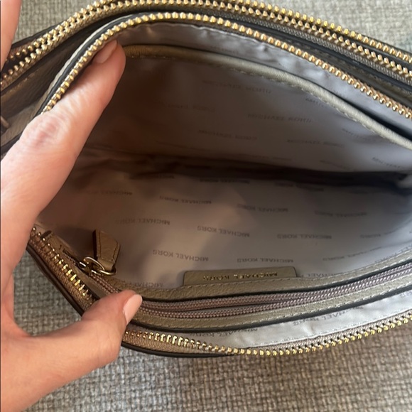 Michael Kors Tan Leather Crossbody Bag - Picture 6 of 8